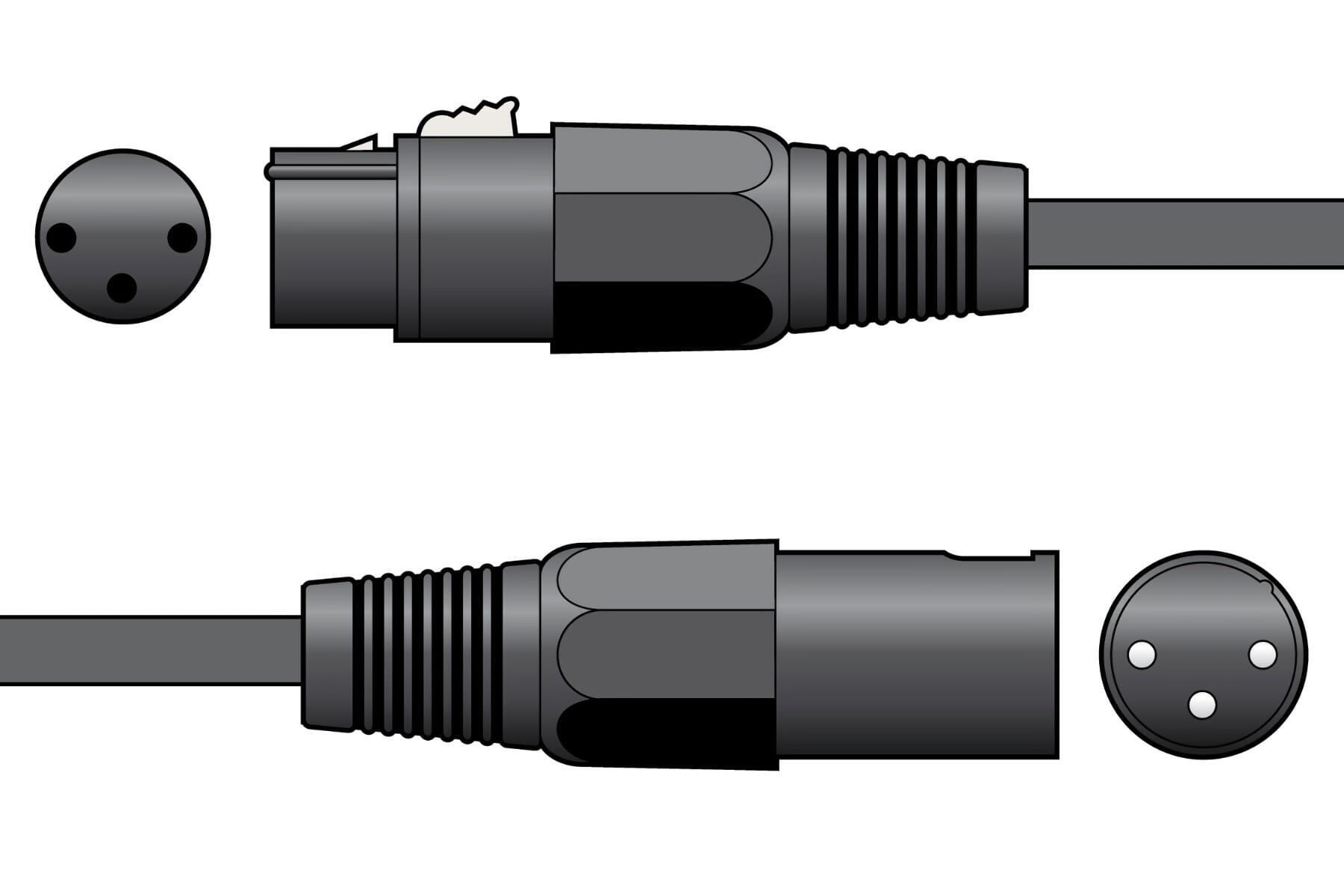 Classic XLR to XLR Audio Cable