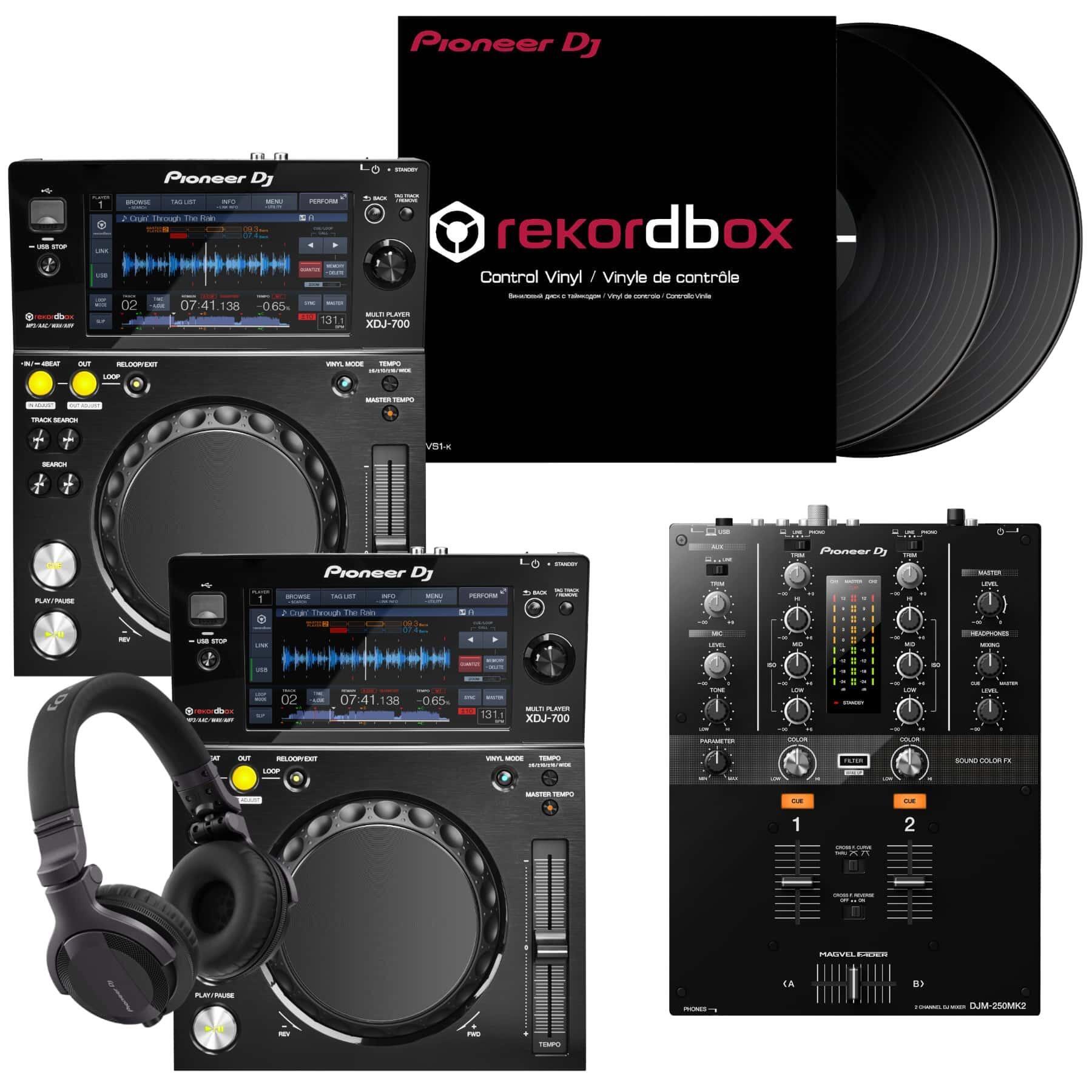 Pioneer DJ XDJ-700 & DJM-250MK2 Bundle