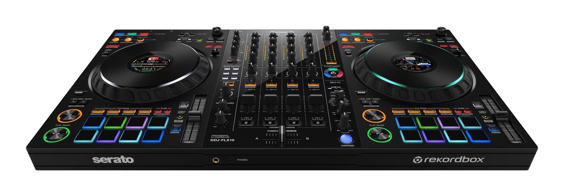 Pioneer DJ DDJ-FLX10 front angle
