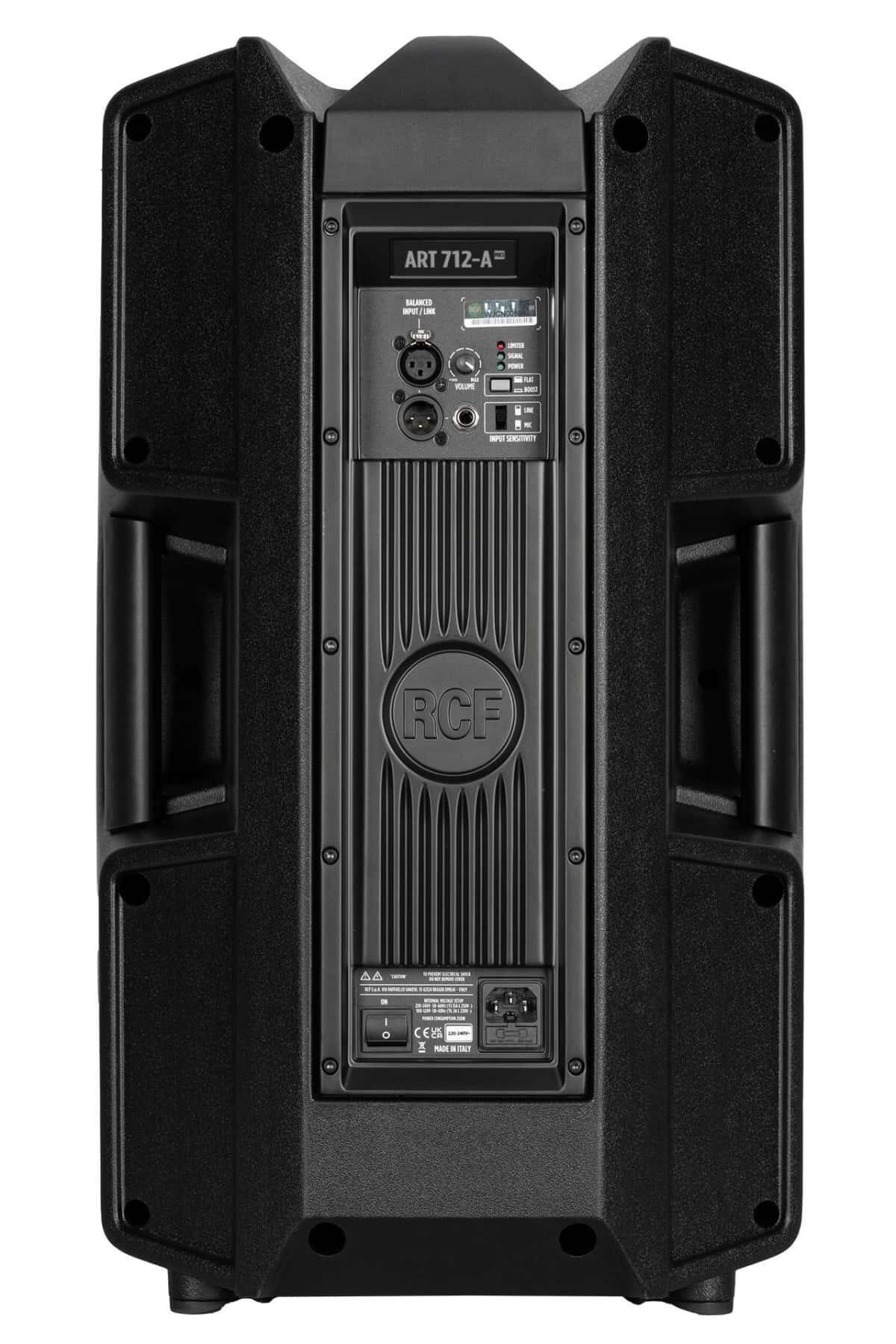 RCF ART 712-A MK5 Active Two-Way Speaker rear