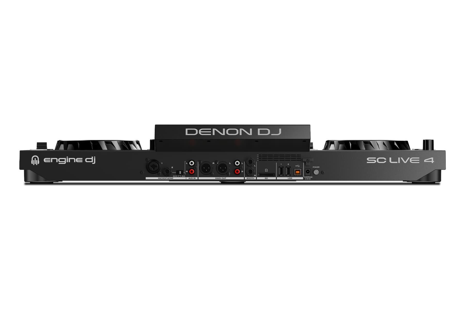 Denon DJ SC LIVE 4 Standalone DJ Controller rear