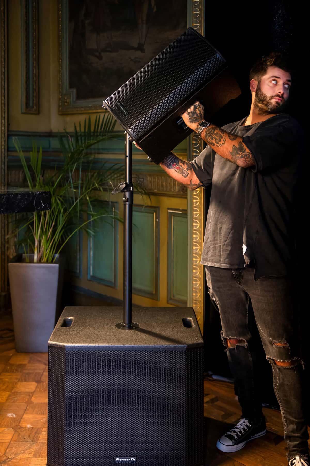 Pioneer DJ XPRS-102 Professional Loudspeaker lifestyle shot 3