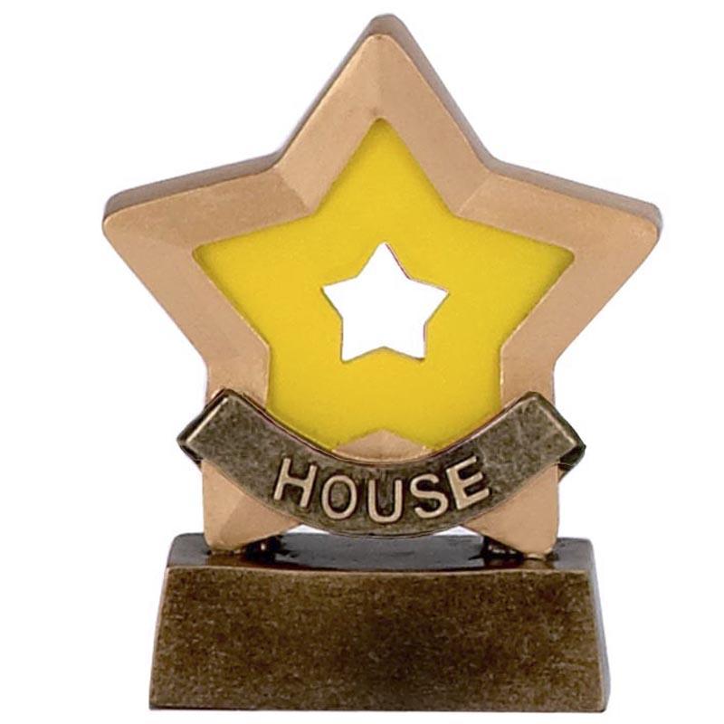 House (Yellow) Mini Star Trophy