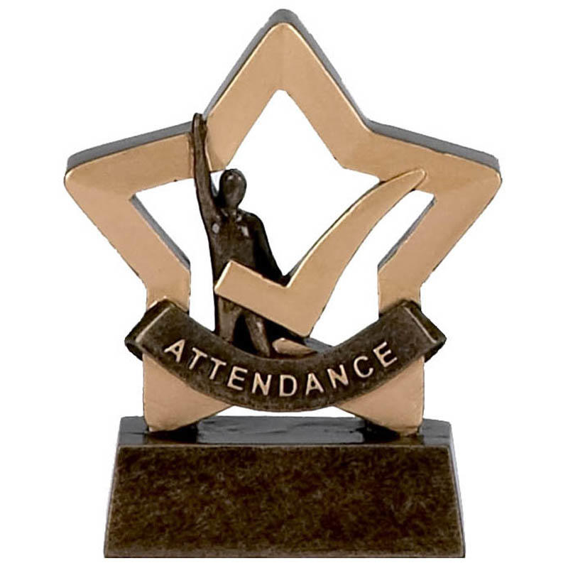 Attendance Mini Star Trophy