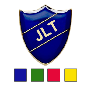 JLT school badge shield shape