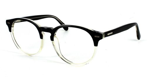 Honeyspice - Black & Clear prescription glasses front left view