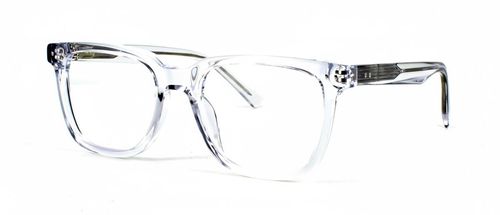 Edward Scotts - Regan - Clear Crystal prescription glasses front left view