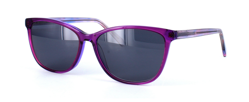 Lymington - Prescription Sunglasses - Purple front left view