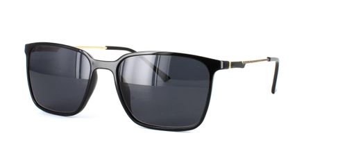 Ceres - Prescription Sunglasses - Black front left view