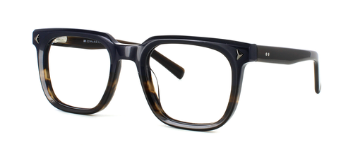 Edward Scotts - Truman - Dk Blue & Tortoise prescription glasses front left view