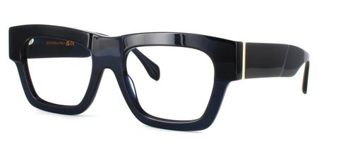 Bowyer & Finch Romulus - Black prescription glasses front left view