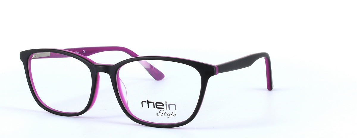 black and purple glasses frames