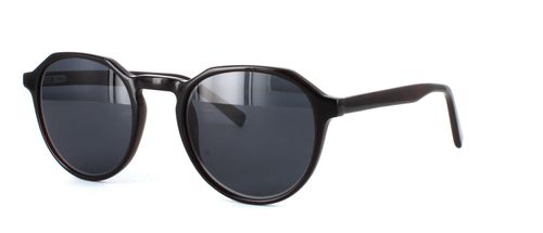 Neptune - Prescription Sunglasses - Dark Brown front left view