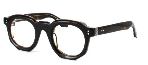 Bowyer & Finch Nero - Dark Havannah prescription glasses front left view