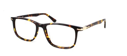 Voletty - Shiny Tortoise prescription glasses front left view