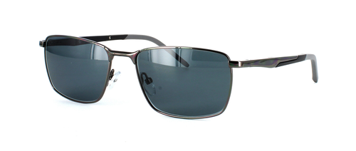 Millsy Sunglasses - Gunmetal front left view