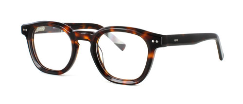 Edward Scotts - Ulysses - Tortoise prescription glasses front left view