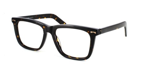 Edward Scotts Warhol - Dark Brown prescription glasses front left view