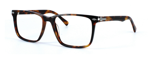 Edward Scotts Watteau - Mottled Brown prescription glasses front left view