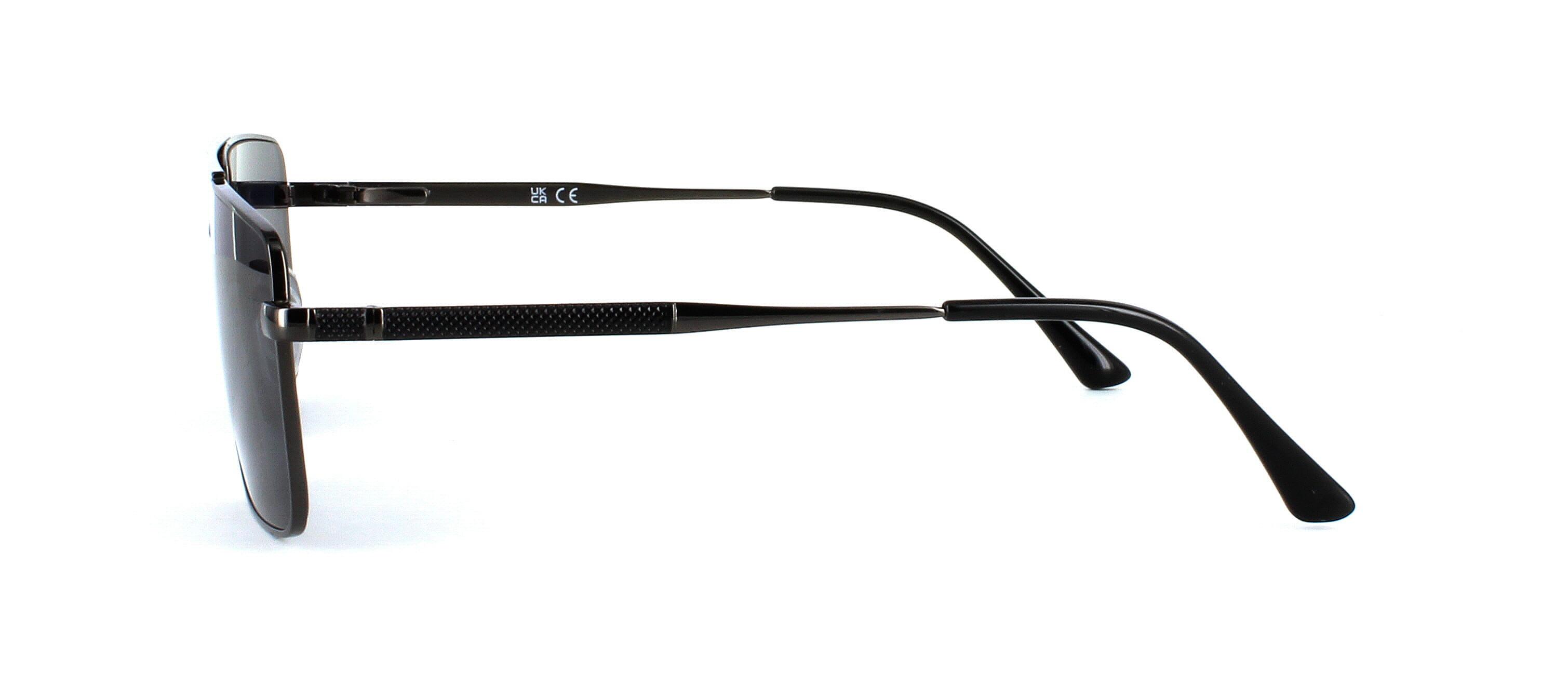 Bourbon - Prescription Sunglasses - Gunmetal side view