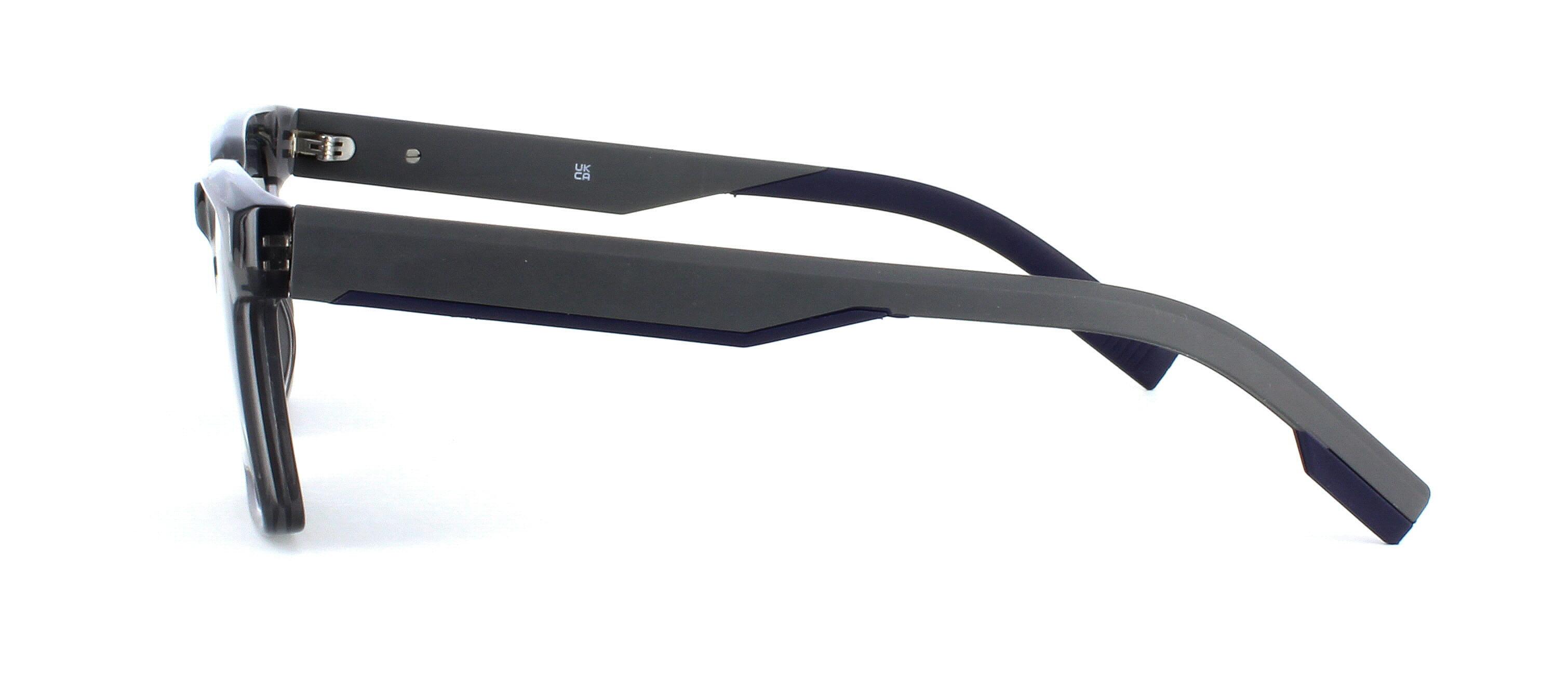 Edward Scotts - Brendan - Prescription Sunglasses - Crystal Grey side view