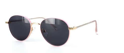 Cepheus - Prescription Sunglasses - Pink & Gold front left view
