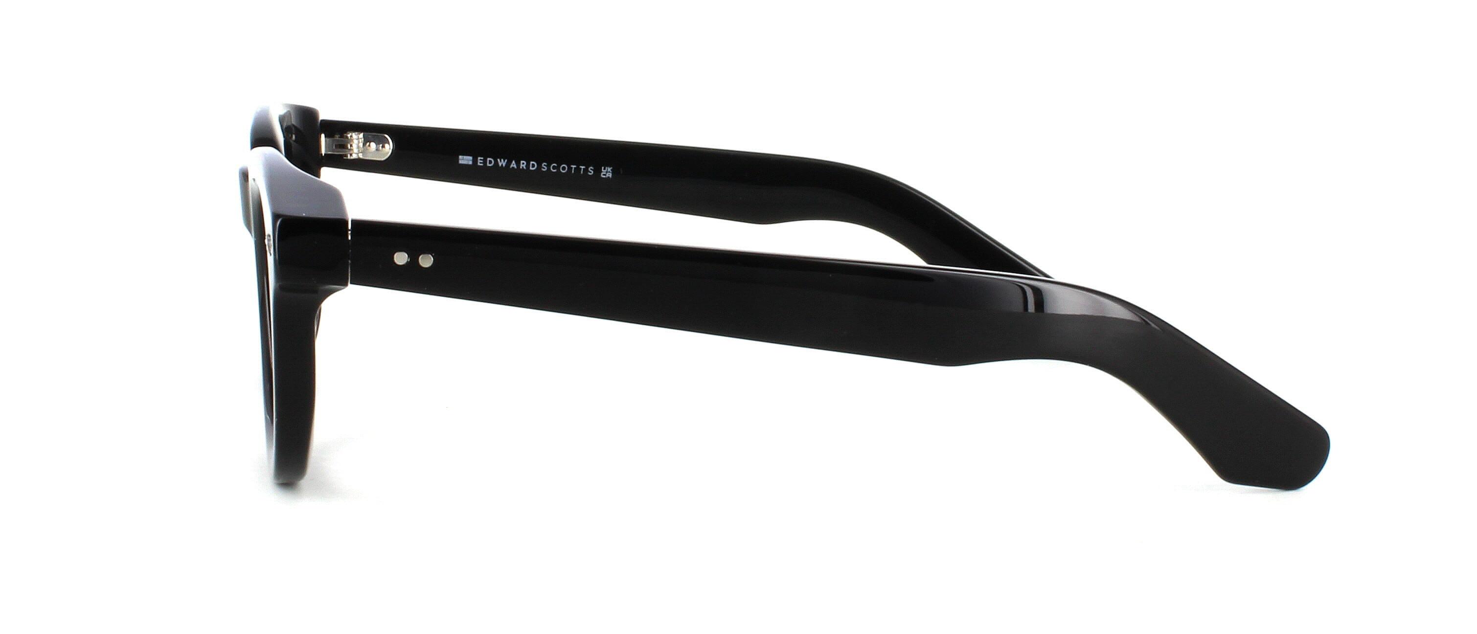 Edward Scotts - Eisenhower - Black prescription glasses side view