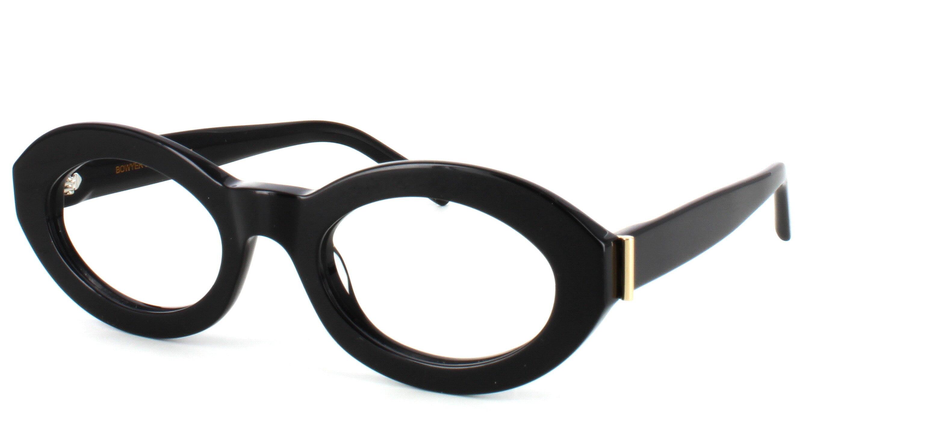 Bowyer & Finch Magnus - Black prescription glasses front left view