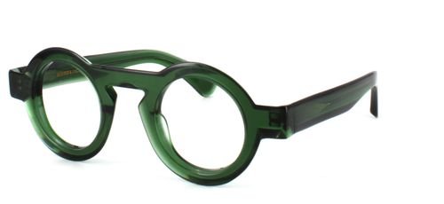 Bowyer & Finch Vespasian - Green prescription glasses front left view