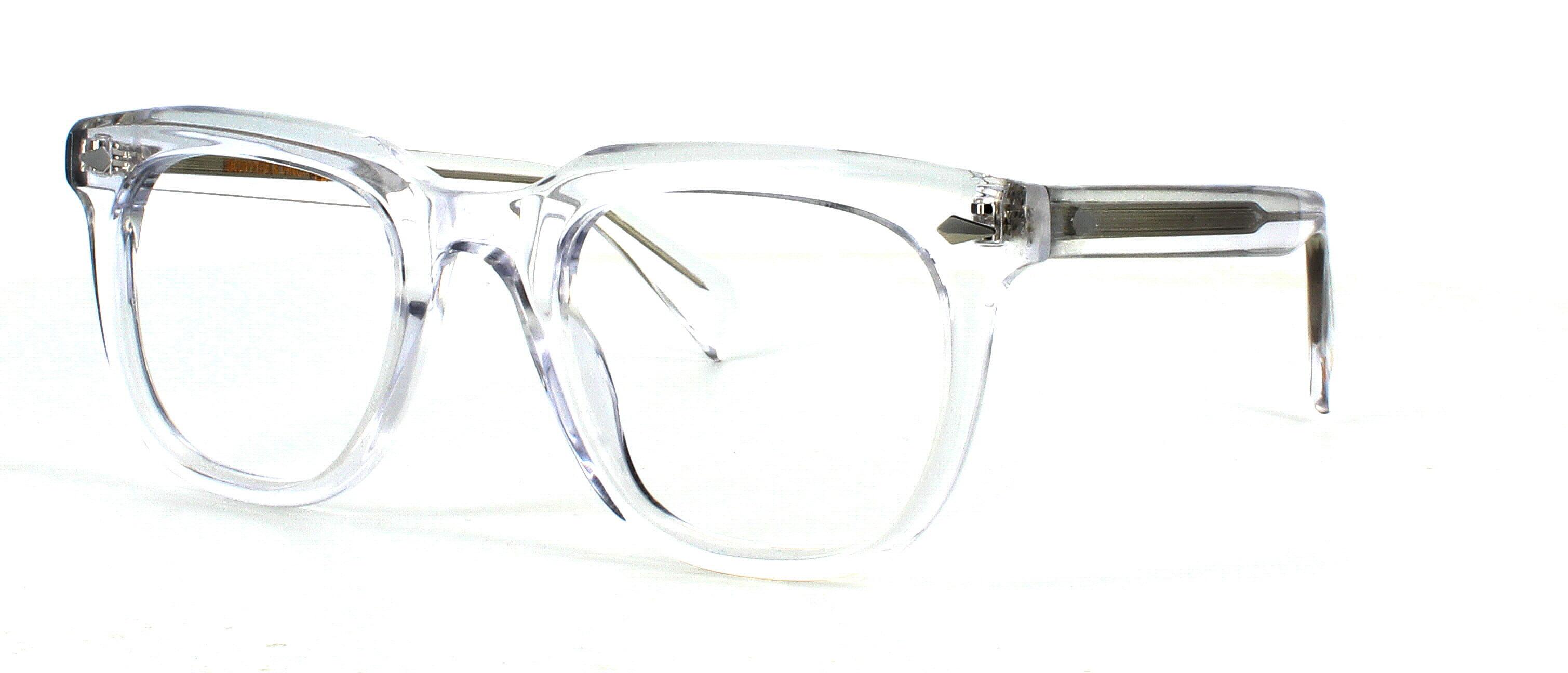 Bowyer & Finch Aurelius - Clear Crystal prescription glasses front left view