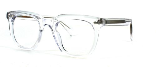 Bowyer & Finch Aurelius - Clear Crystal prescription glasses front left view