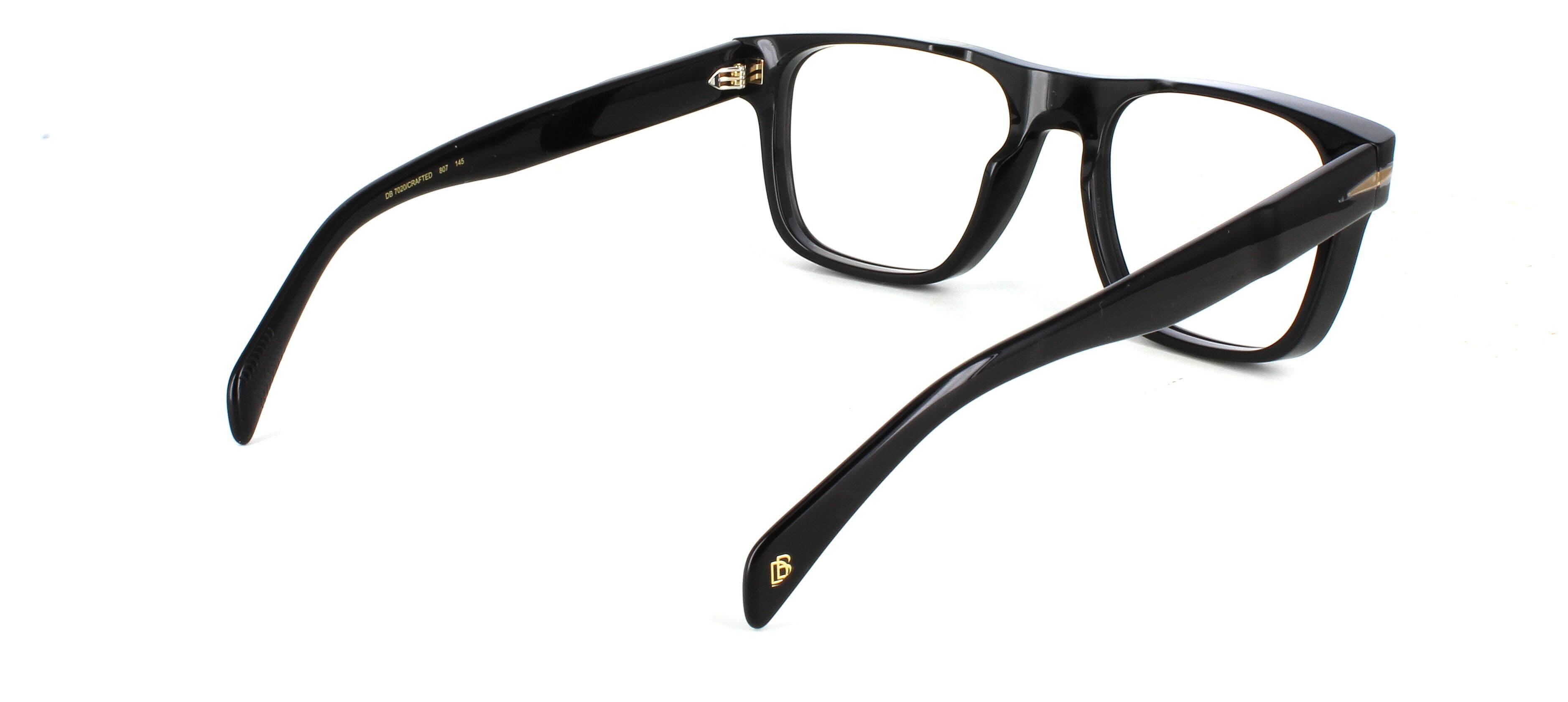 David Beckham 7020 prescription glasses rear left view