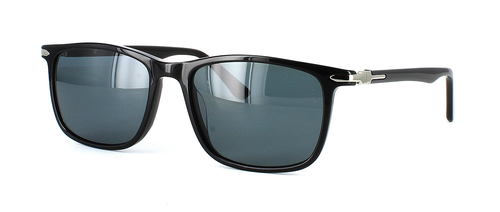 Voletty - Sunglasses - Shiny Black front left view