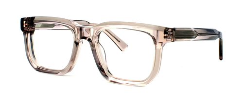 Edward Scotts - Kennedy - Crystal Nude prescription glasses front left view