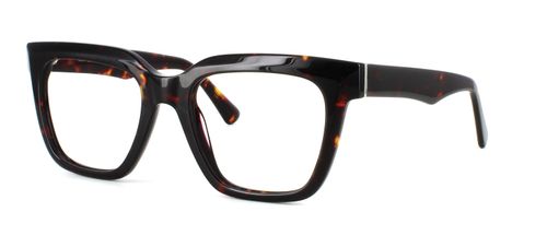 Bowyer & Finch Tanis - Dark Tortoise prescription glasses front left view