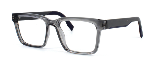 Edward Scotts - Brendan - Crystal Grey prescription glasses front left view