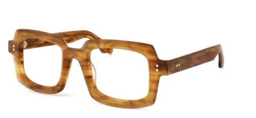 Bowyer & Finch Caesar - Brown prescription glasses front left view