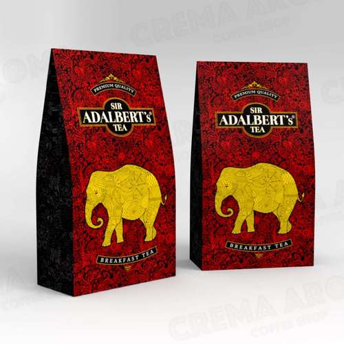 Sir Adalbert’s Breakfast Tea - 100g Loose Tea - Box – product packaging