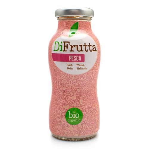 DiFrutta Bio Organic Peach juice in glass - 200ml – additional view