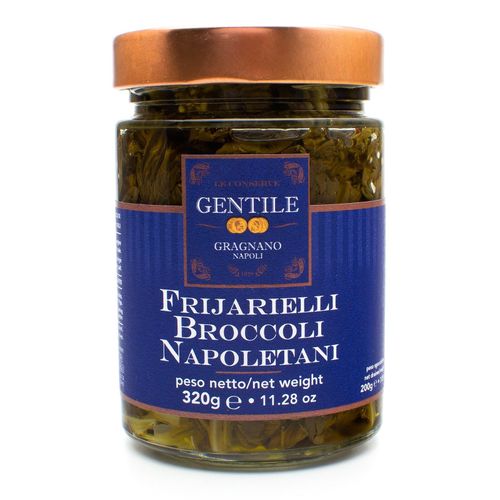 Gentile Preserves - Frijarielli Neapoletan Brocolli 320g – serving suggestion