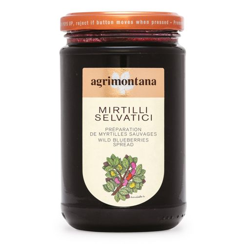 Agrimontana Wild Blueberry Extra Jam Spread 330g