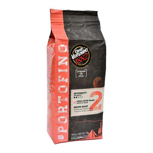 Caffè Vergnano 1882 Portofino Coffee Beans 500g – front view