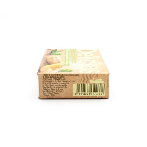 Mackerel Fillets in BIO Organic Extra Virgin Olive Oil – 90g (Drained Weight 65 g) – additional view 5