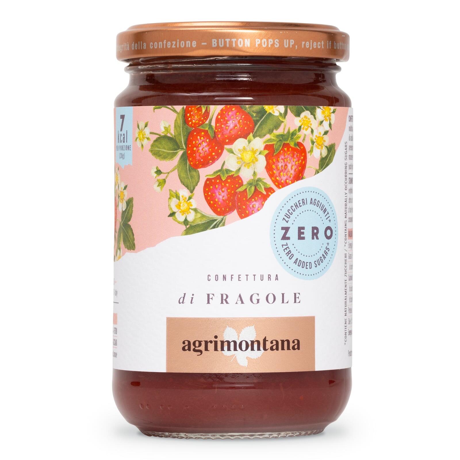 Agrimontana Strawberry Jam ZERO 290g