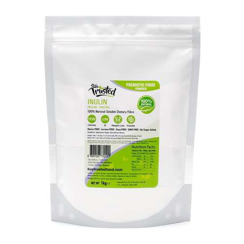 Inulin 1kg - Pure High Quality 100% Natural Dietary Fibre Powder