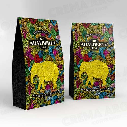 Sir Adalbert’s Tropical Tea - 100g Loose Tea - Box – product packaging