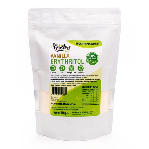 Erythritol Vanilla Flavour 1kg 500g - ZERO Calorie 100% Natural – additional view