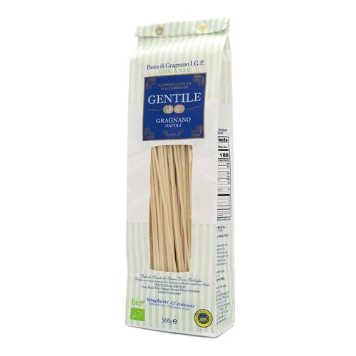 GENTILE Organic Durum Wheat Semolina pasta 500g "Spaghetti - 12 minutes"