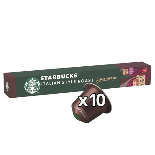 STARBUCKS Italian Style Roast 10 Capsules NESPRESSO