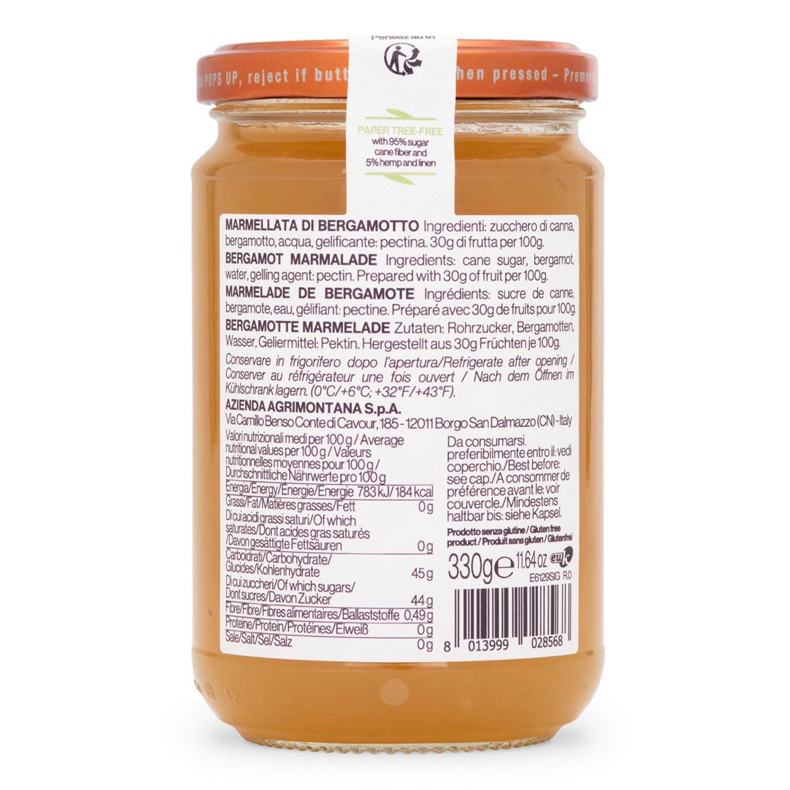 Agrimontana Bergamot Marmalade Jam 330g – additional view